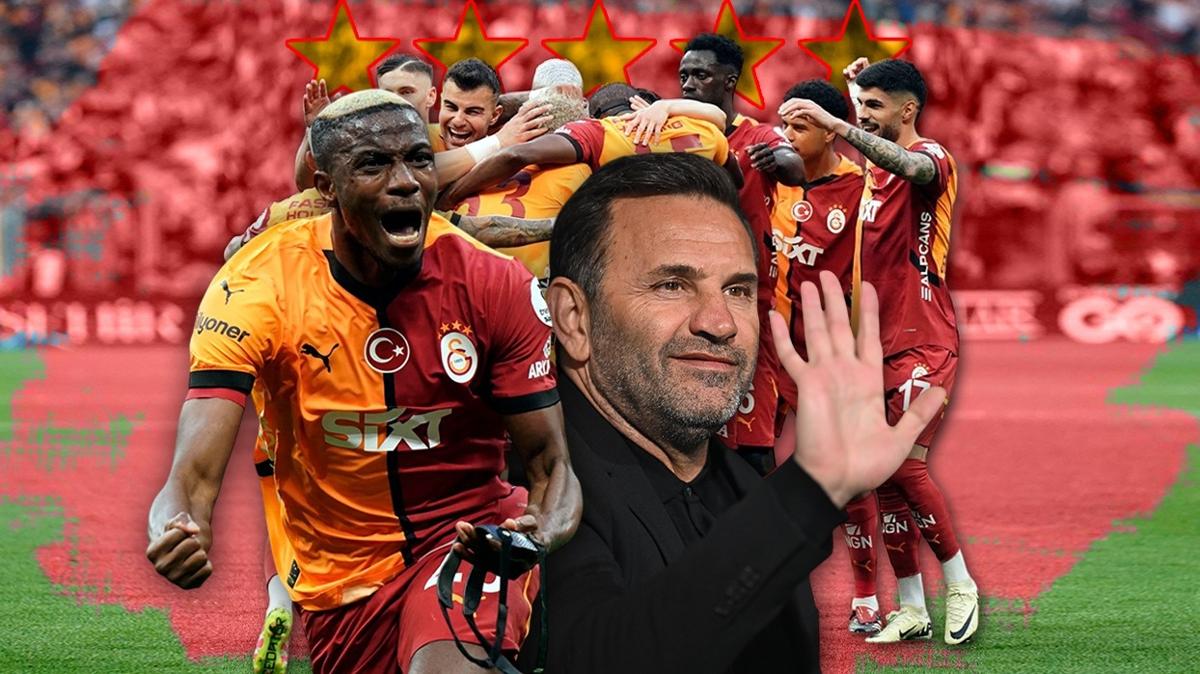 Şampiyon Galatasaray! Aslan 5. yıldızı taktı…